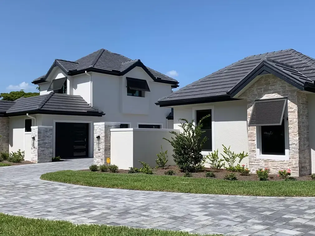 Seamless gutter and roofline detail in Southwest Florida